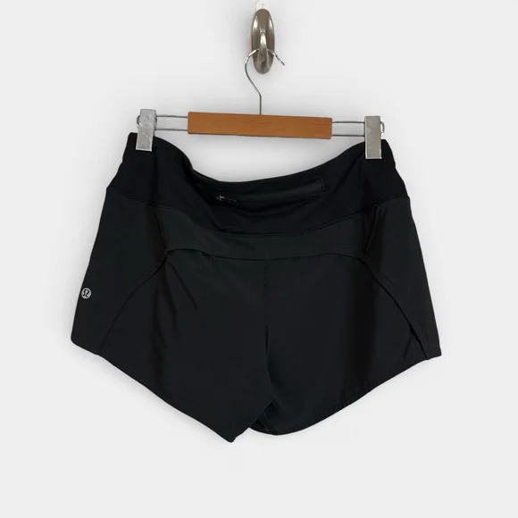 LULULEMON Speed Up 3.75" Hi-Rise Black Shorts, Sz 6 - Picture 7 of 14
